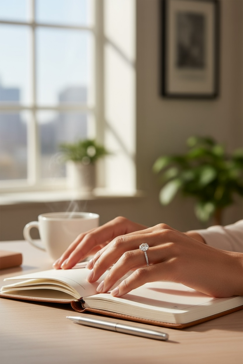 Anillo de compromiso “Eterna Luz” | Plata de Ley 925 con Moissanita Premium de 2 Ct