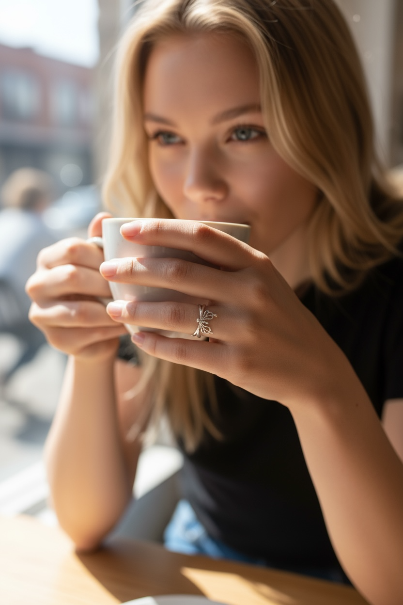 Anillo Mariposa de Plata 925 — Elegancia y libertad