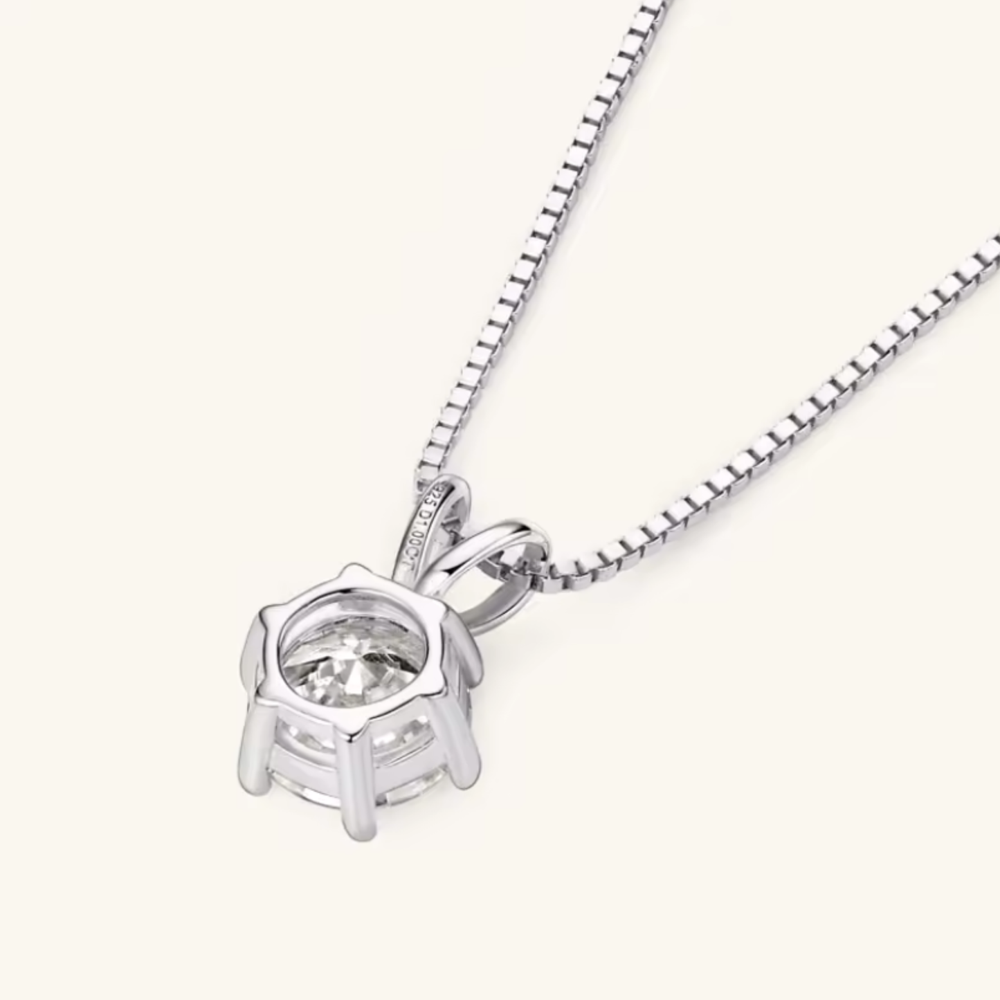 Collar Moissanita 925 | Luz Eterna