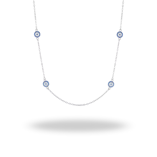 Collar Amuleto Moderno de Plata 925