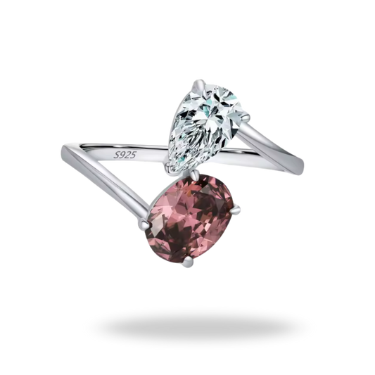 Anillo Colección Irregular con Circonio | Plata 925