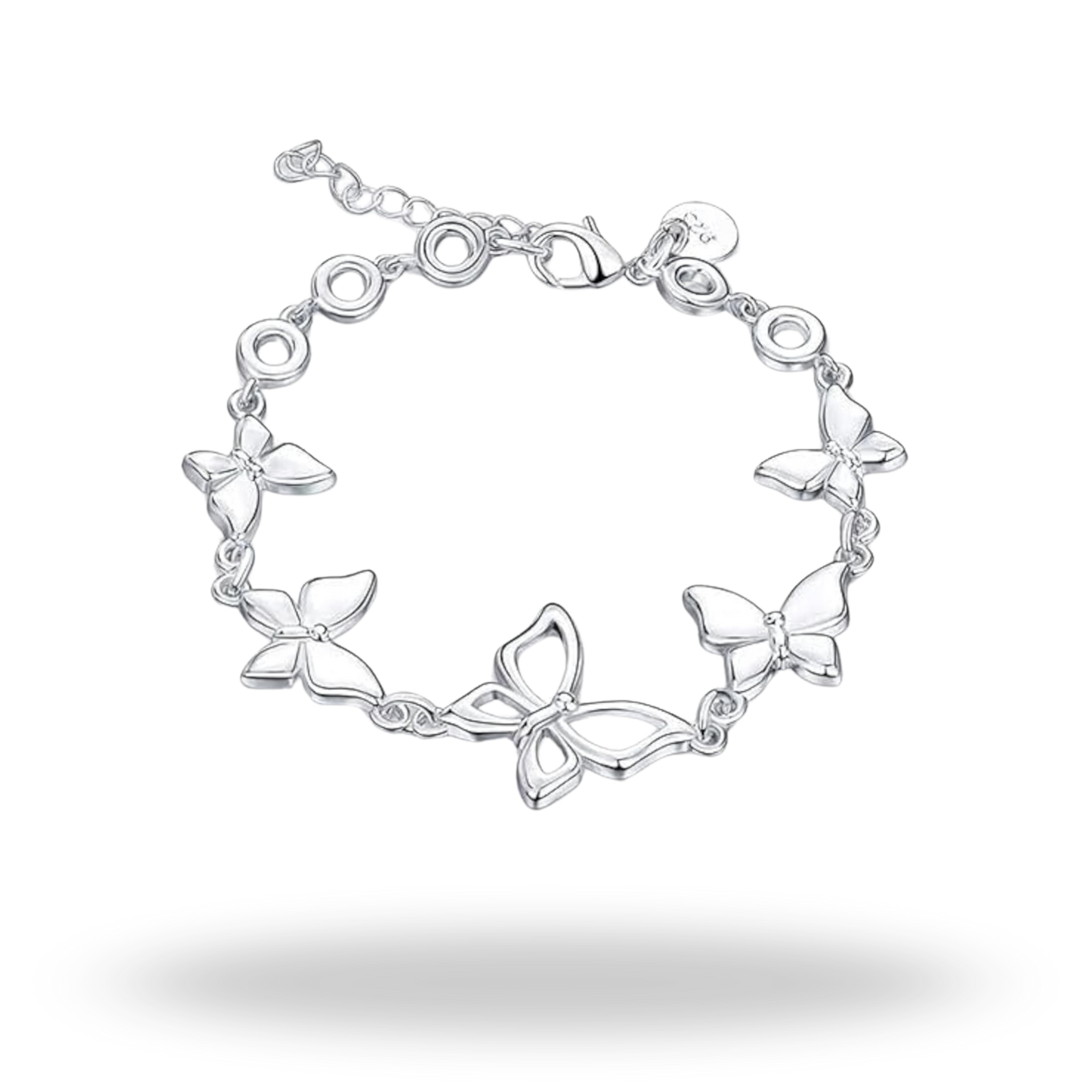 Pulsera Mariposas de Plata 925 | Símbolo de Transformación