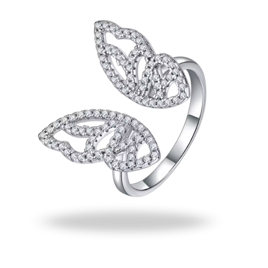 Anillo Mariposa Moissanite en Plata 925 | Elegancia y libertad