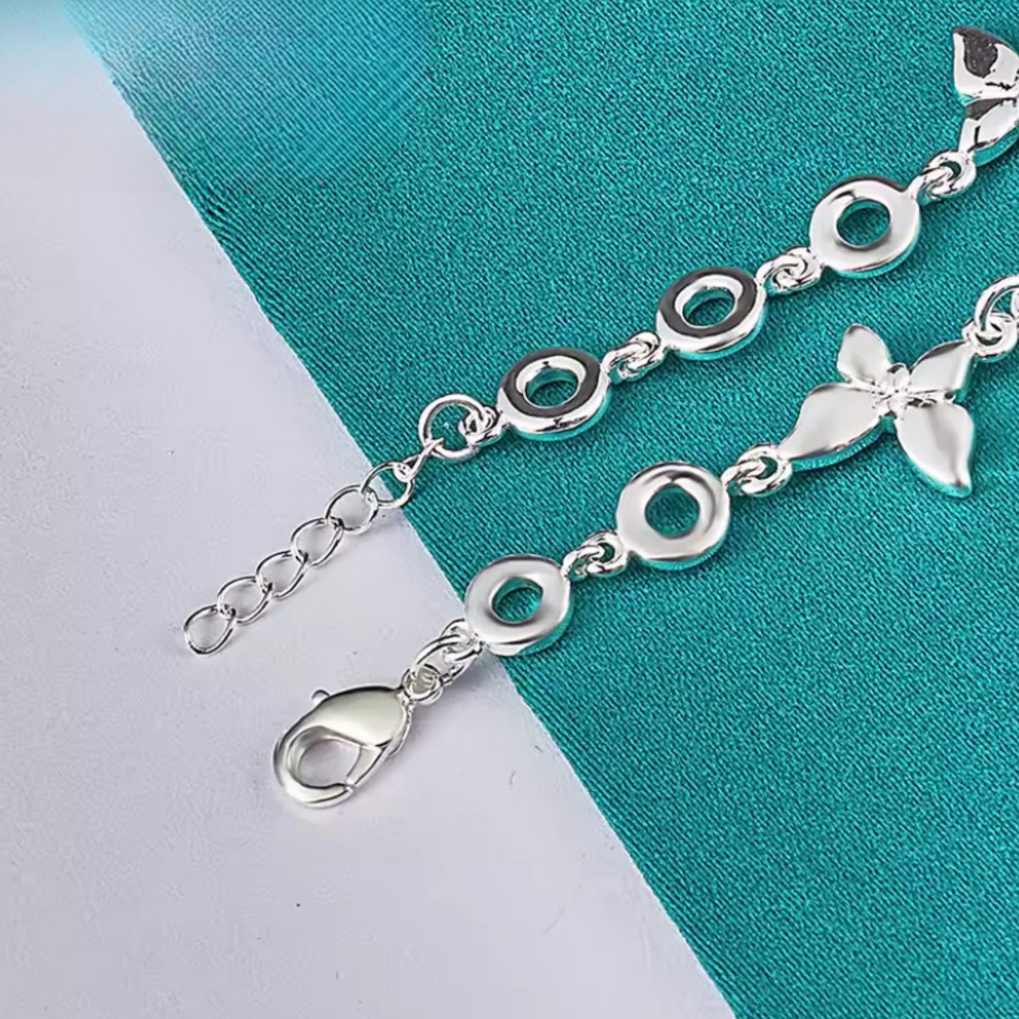 Pulsera Mariposas de Plata 925 | Símbolo de Transformación