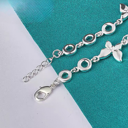 Pulsera Mariposas de Plata 925 | Símbolo de Transformación