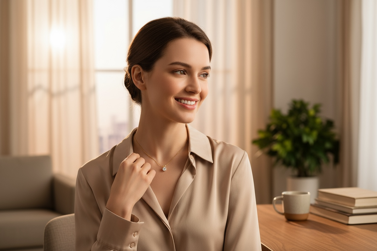 Collar Moissanita 925 | Luz Eterna