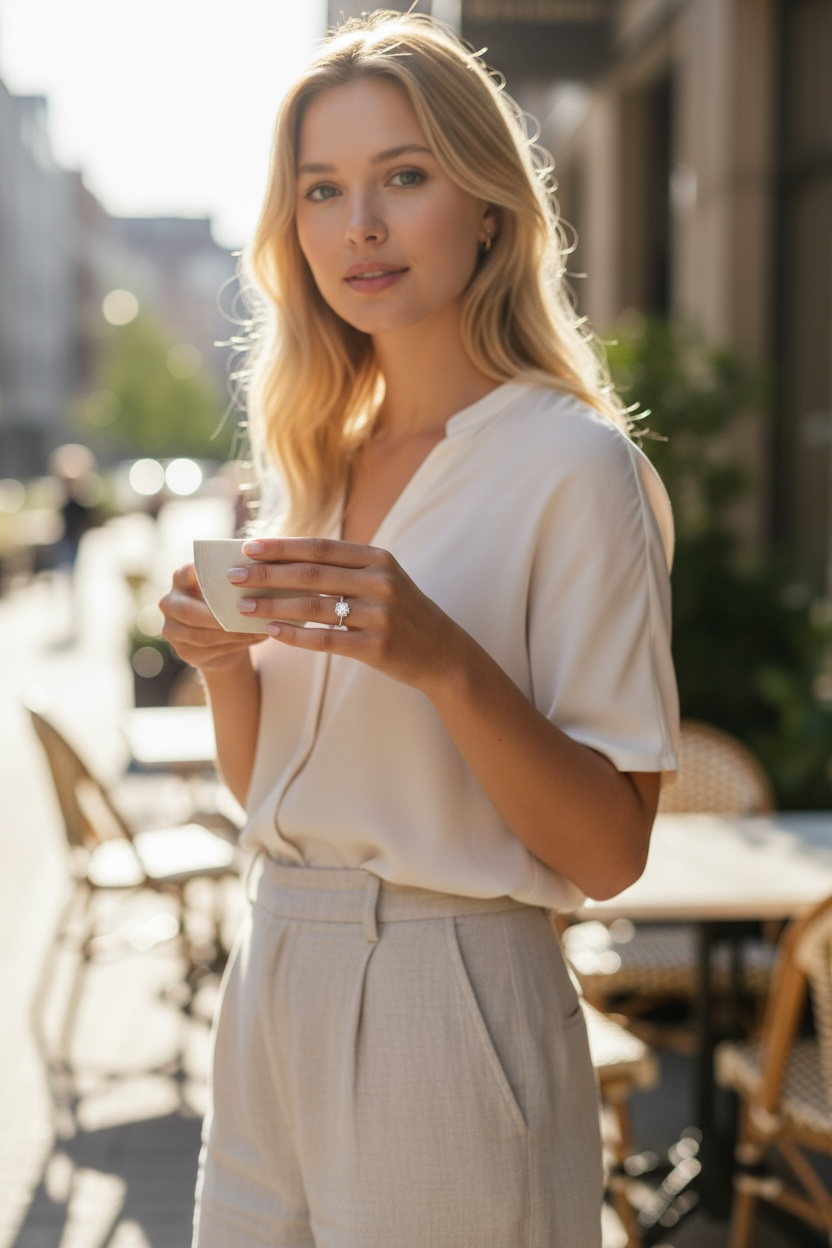Anillo de compromiso “Eterna Luz” | Plata de Ley 925 con Moissanita Premium de 2 Ct
