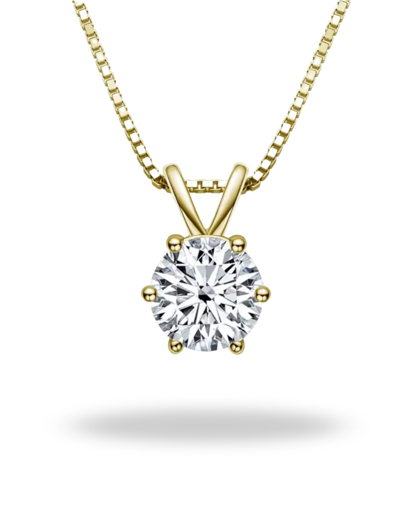 Collar “Eterno Brillo” de Moissanita — Plata 925 y Oro 18K | Certificado GRA