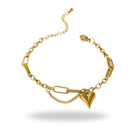 Collar Heart Luxe 18 K | Amor y Elegancia