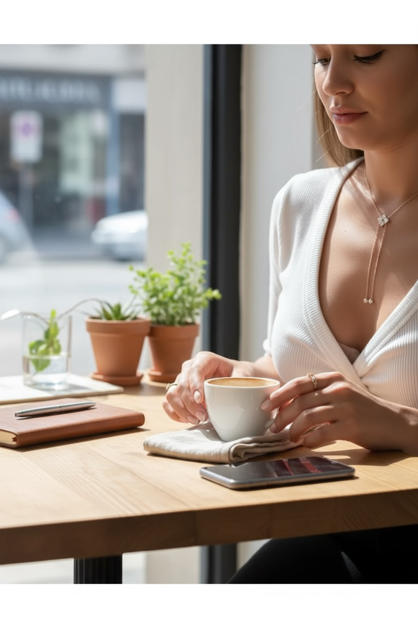 Collar Lariat de Moissanita en Plata 925 – Flor Brillante | Elegancia Atemporal