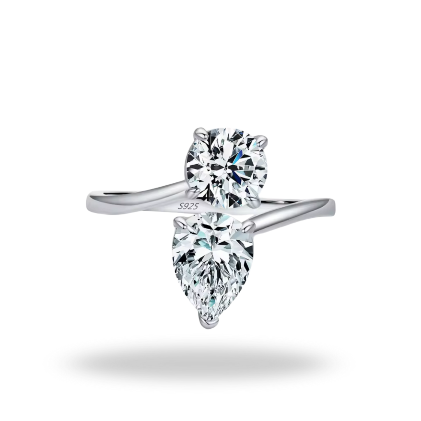 Anillo Colección Irregular con Circonio | Plata 925