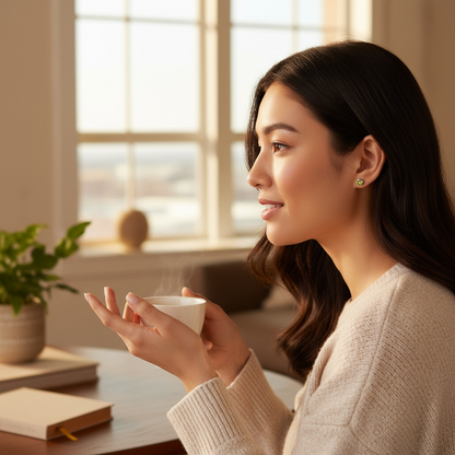 Pendientes Elegancia Natural | Plata de Ley 92