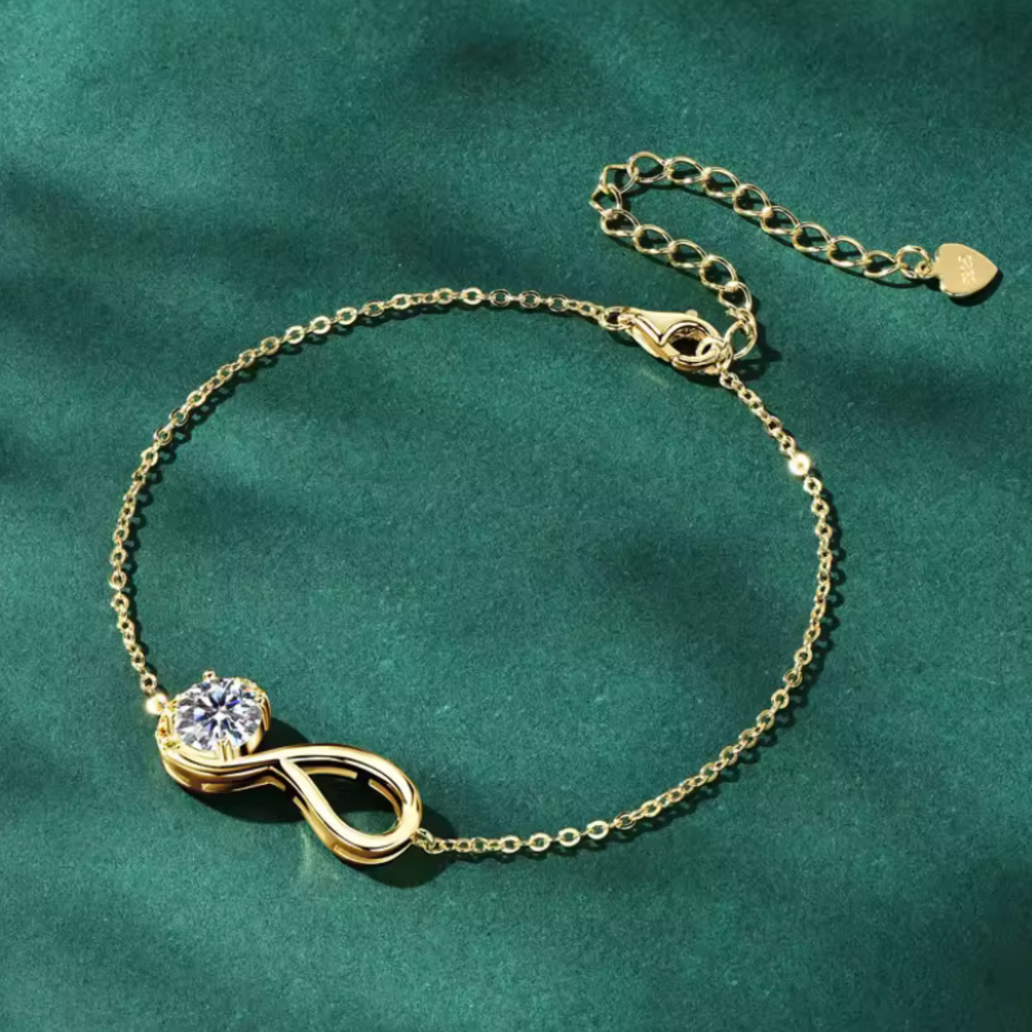 Pulsera Eterna Moissanita | Plata 925 GRA Certificada