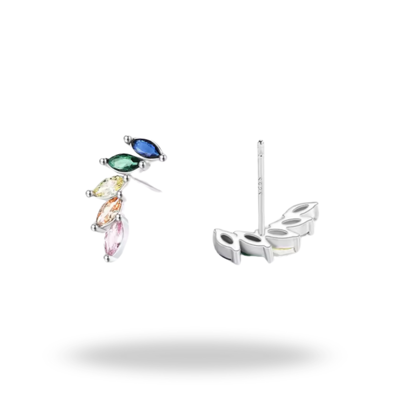 Pendientes “Aurora Wings” | Plata 925 y zirconias multicolor