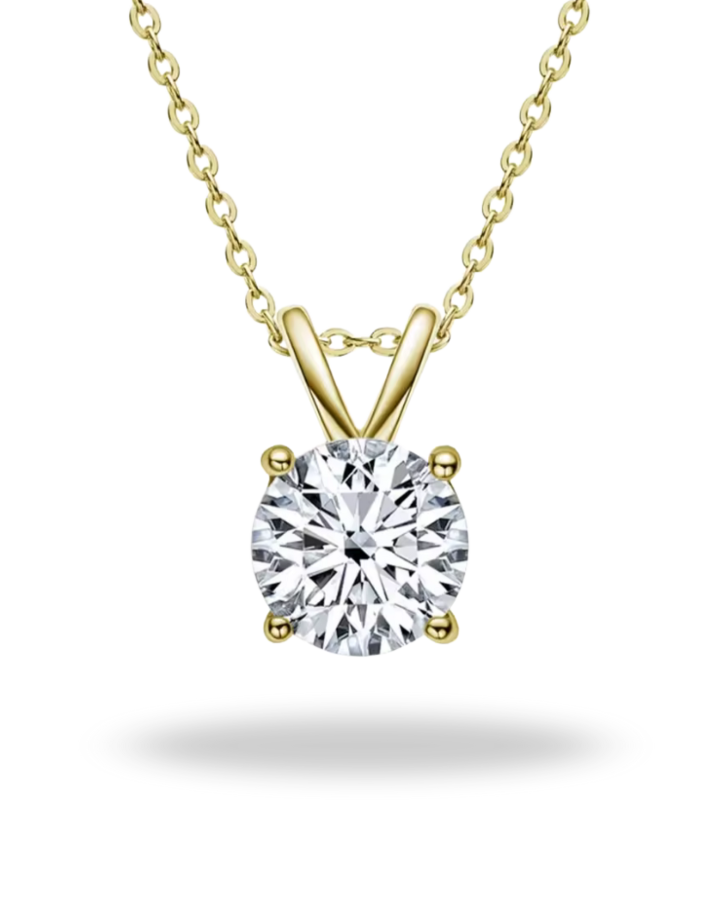 Collar “Eterno Brillo” de Moissanita — Plata 925 y Oro 18K | Certificado GRA