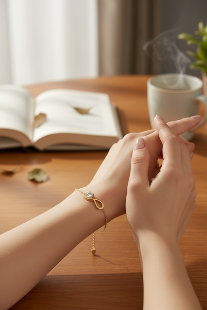 Pulsera Eterna Moissanita | Plata 925 GRA Certificada