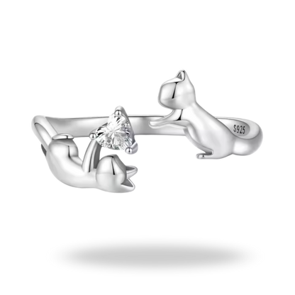 Anillo Animal Lovers Plata 925 | Amor que deja huella