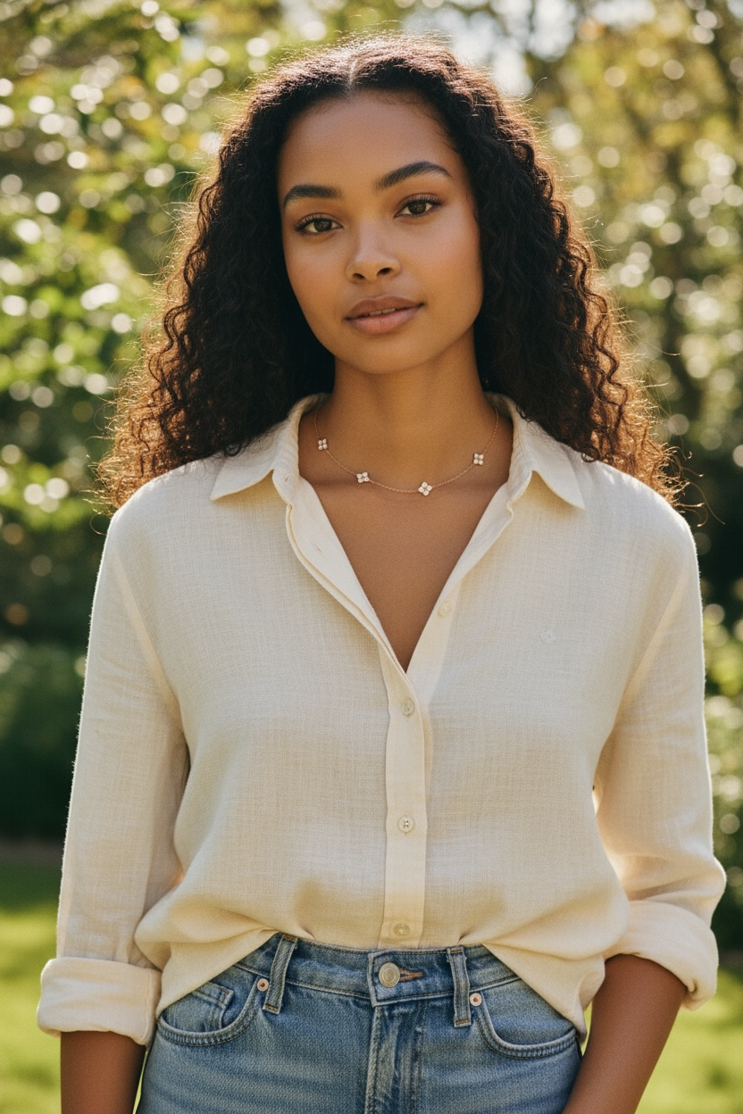 Collar Flor de Moissanita en Plata 925 con Baño en Oro 18K | Brillo & Elegancia Atemporal