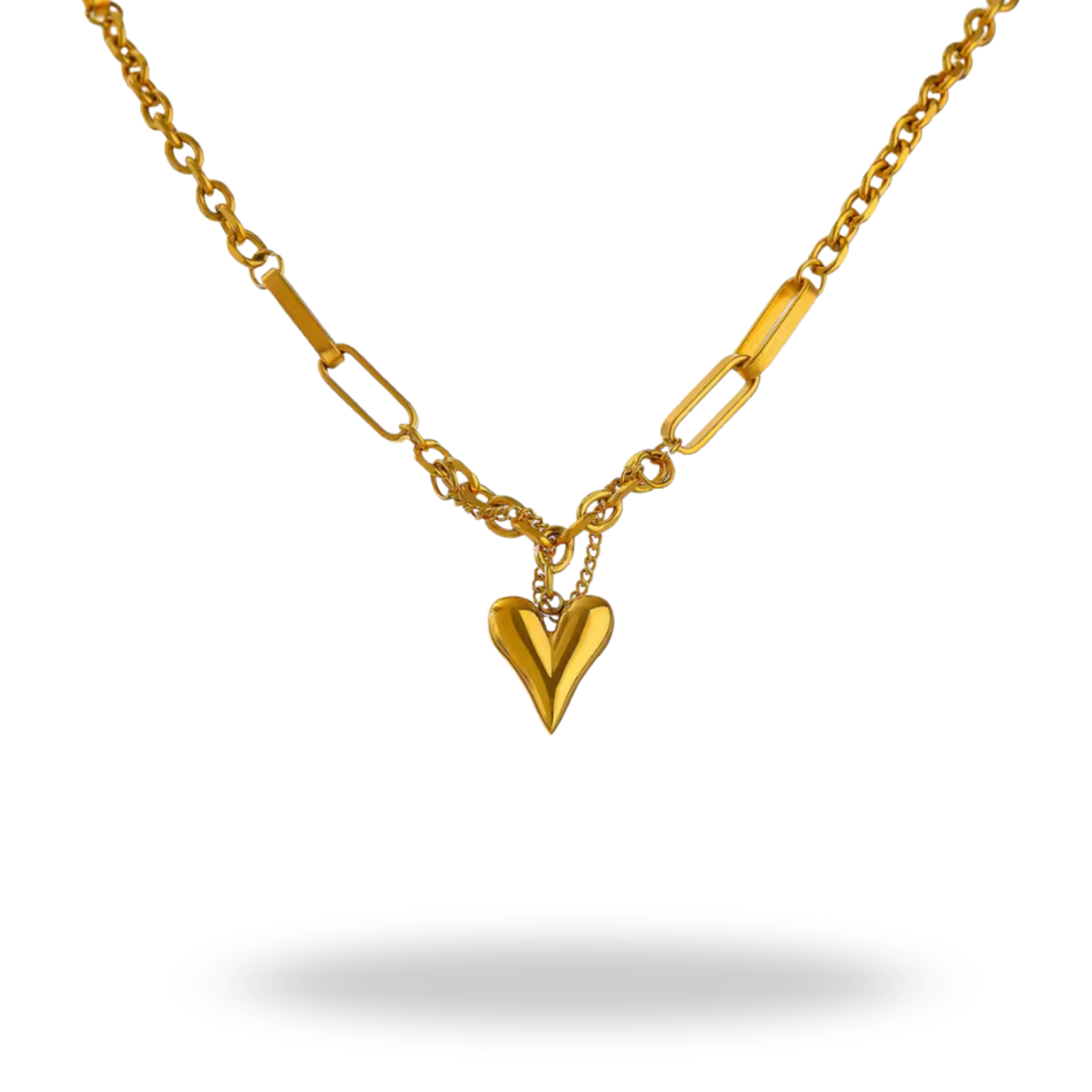 Collar Heart Luxe 18 K | Amor y Elegancia