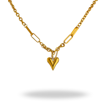 Collar Heart Luxe 18 K | Amor y Elegancia