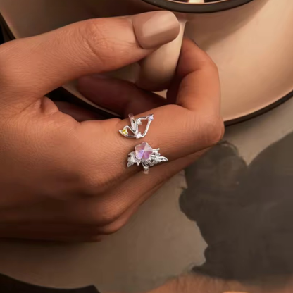 Anillo Mariposa de Plata 925 — Elegancia y libertad