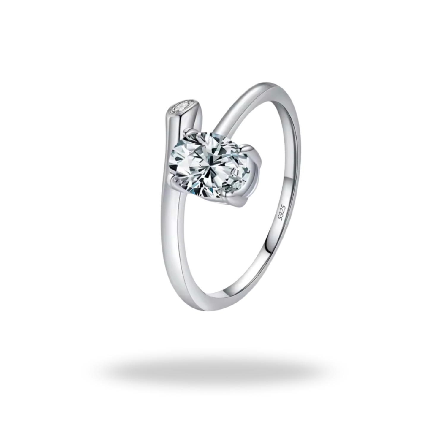 Anillo Colección Irregular con Circonio | Plata 925