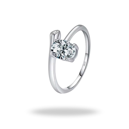 Anillo Colección Irregular con Circonio | Plata 925