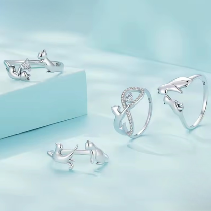 Anillo Animal Lovers Plata 925 | Amor que deja huella
