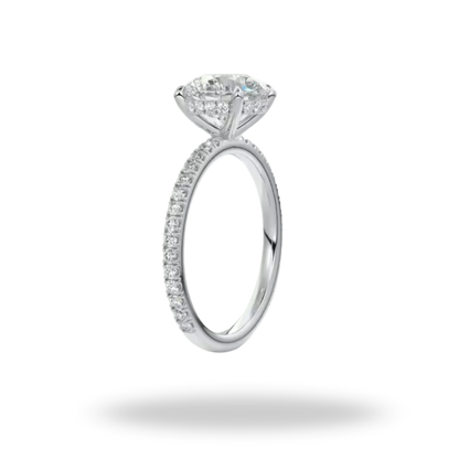 Anillo de compromiso “Eterna Luz” | Plata de Ley 925 con Moissanita Premium de 2 Ct