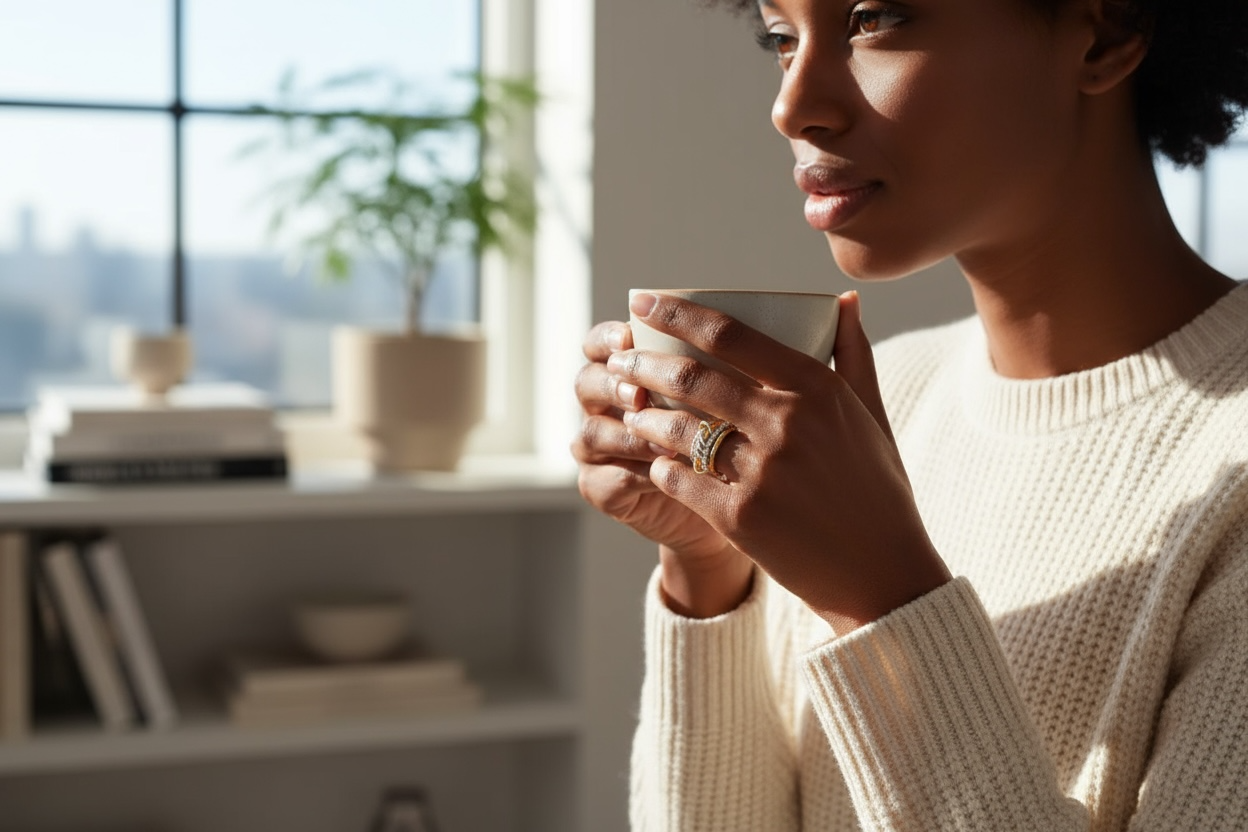Anillos Apilables “Luz Dorada” · Acero Inoxidable & Oro 18K | Brillo y Elegancia Diaria