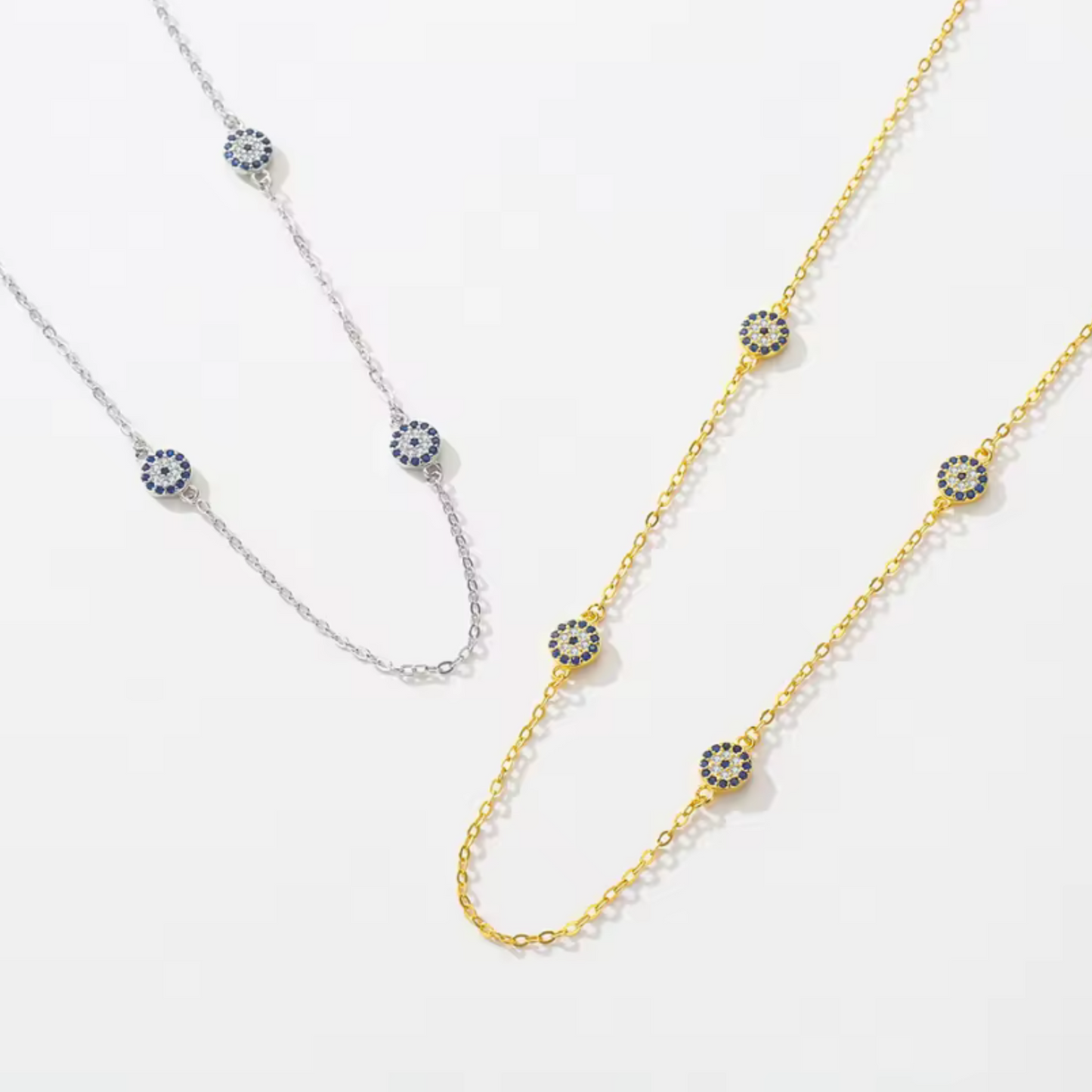 Collar Amuleto Moderno de Plata 925