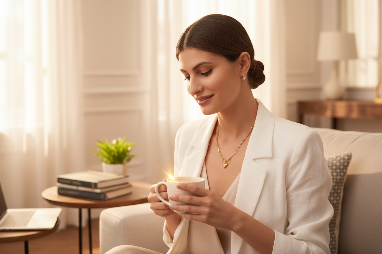 Collar Heart Luxe 18 K | Amor y Elegancia