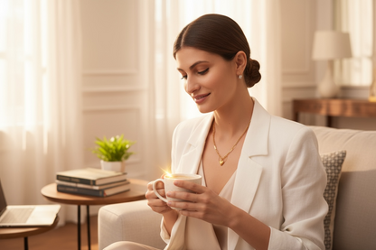 Collar Heart Luxe 18 K | Amor y Elegancia