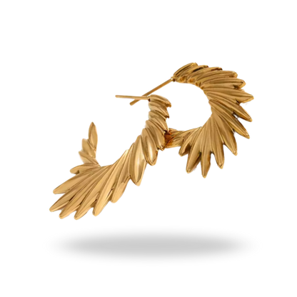 Pendientes Alas de Acero Inoxidable