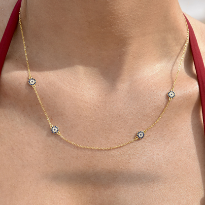 Collar Amuleto Moderno de Plata 925