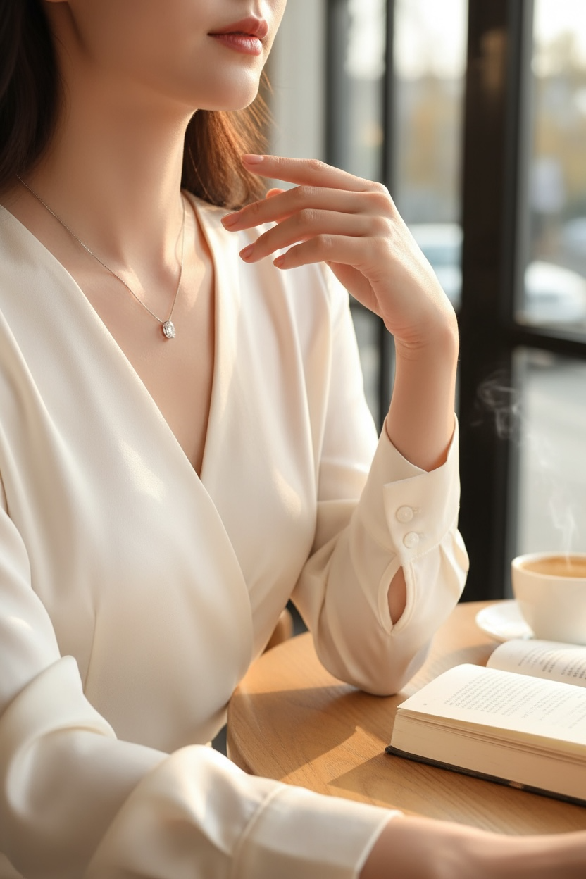 Collar de Moissanita Marquesa en Plata 925 – Elegancia que ilumina tu esencia