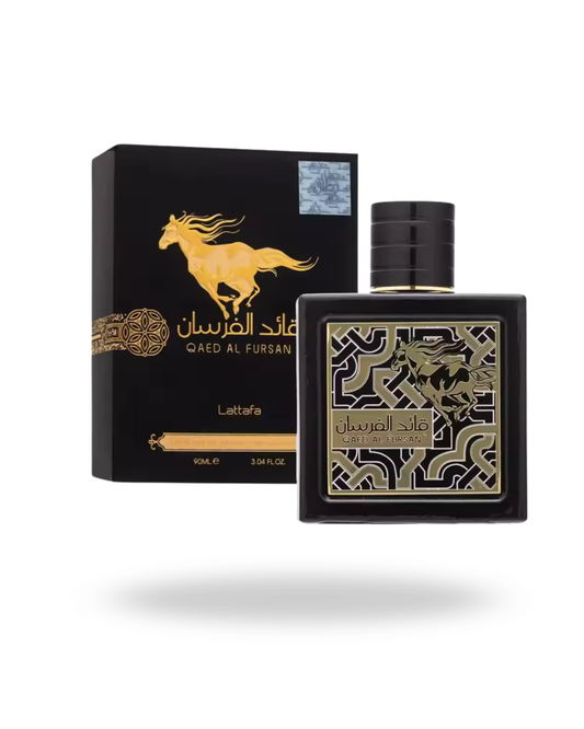 Qaed Al Fursan – Lattafa 100 ml | Perfume Masculino Árabe | Afrutado, Dulce y Amaderado