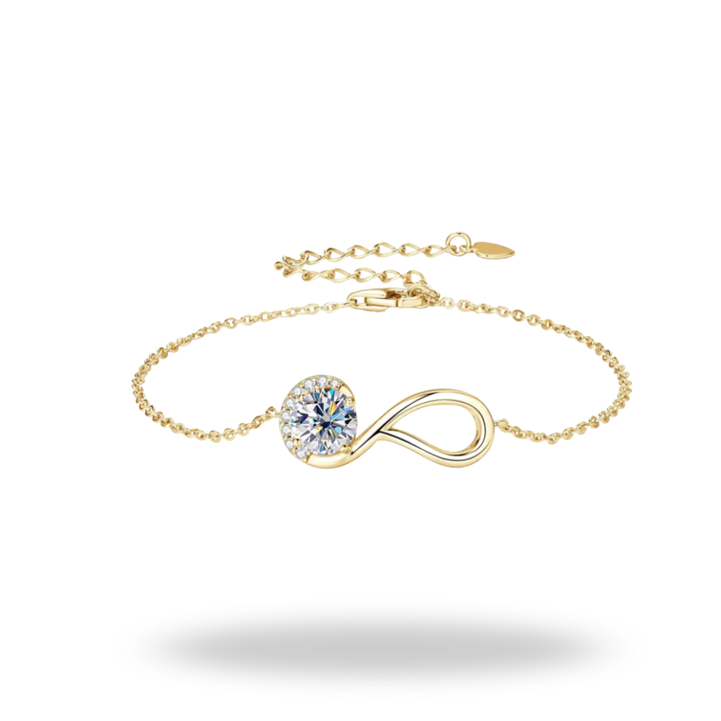 Pulsera Eterna Moissanita | Plata 925 GRA Certificada