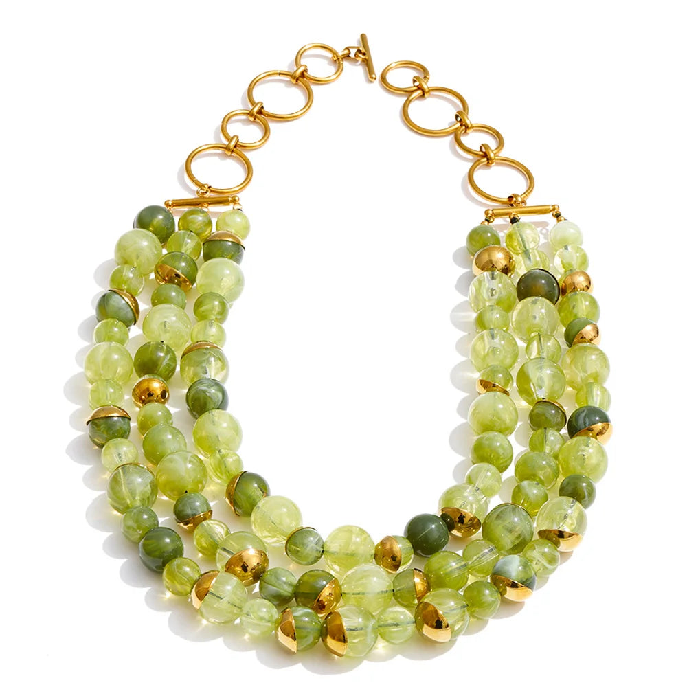 Set Pearl Cascade: Elegancia Escultural en Capas