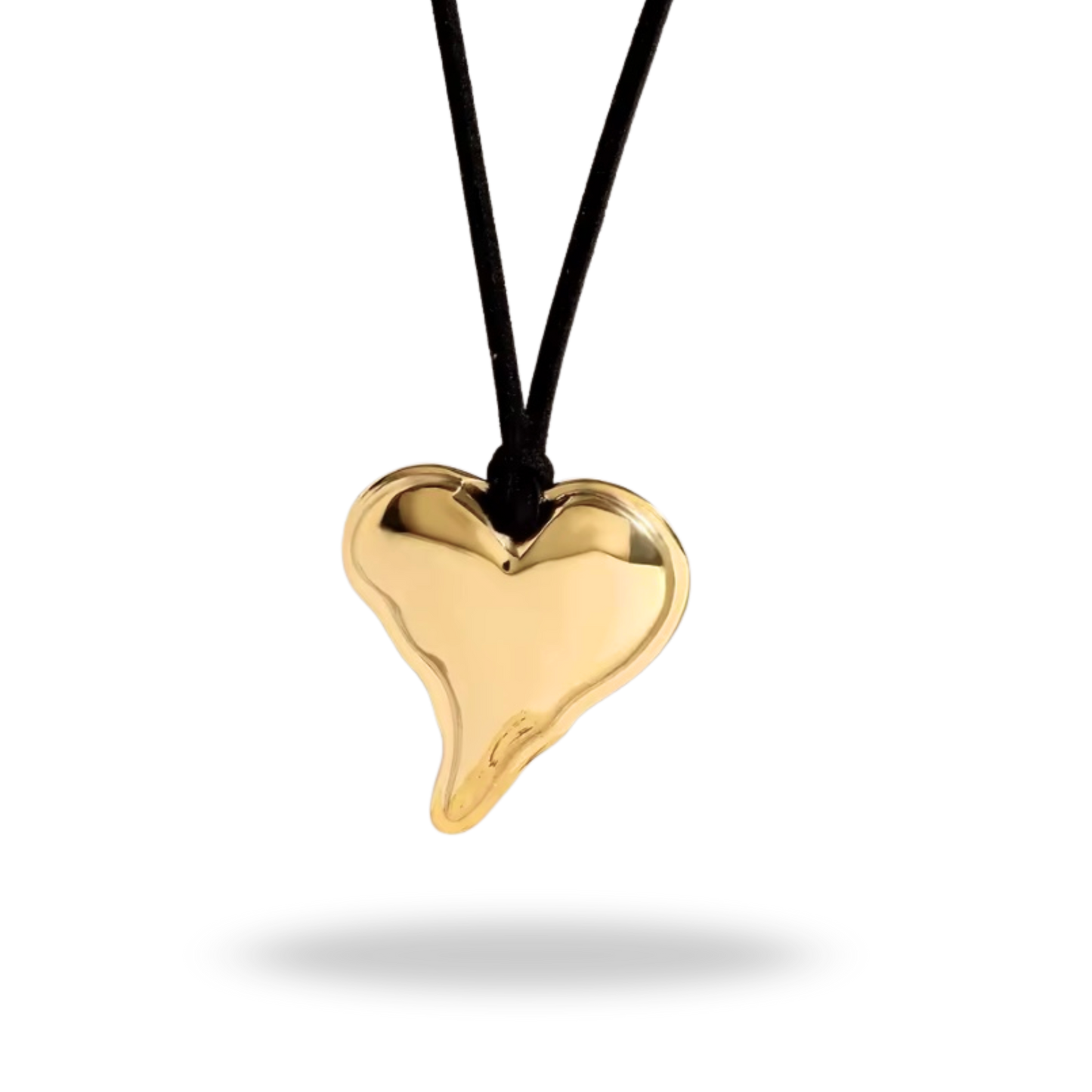 Collar Minimalista Irregular en Acero Inoxidable Dorado – Ajustable e Hipoalergénico