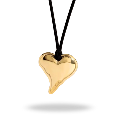 Collar Minimalista Irregular en Acero Inoxidable Dorado – Ajustable e Hipoalergénico