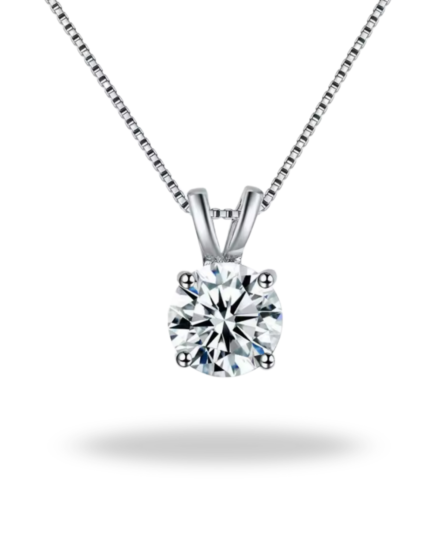 Collar “Eterno Brillo” de Moissanita — Plata 925 y Oro 18K | Certificado GRA