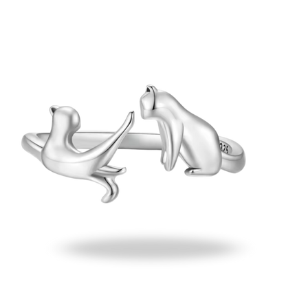 Anillo Animal Lovers Plata 925 | Amor que deja huella
