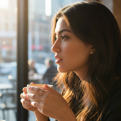 Pendientes Elegancia Natural | Plata de Ley 92