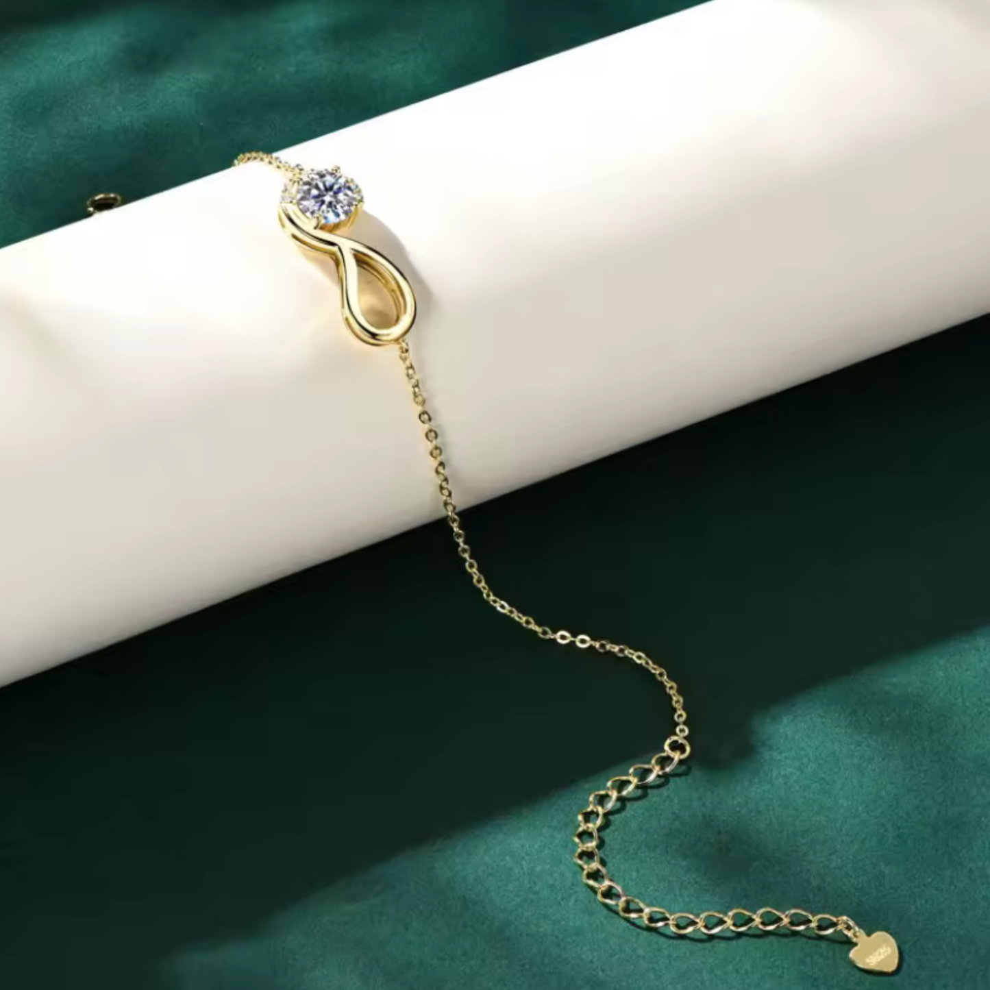 Pulsera Eterna Moissanita | Plata 925 GRA Certificada