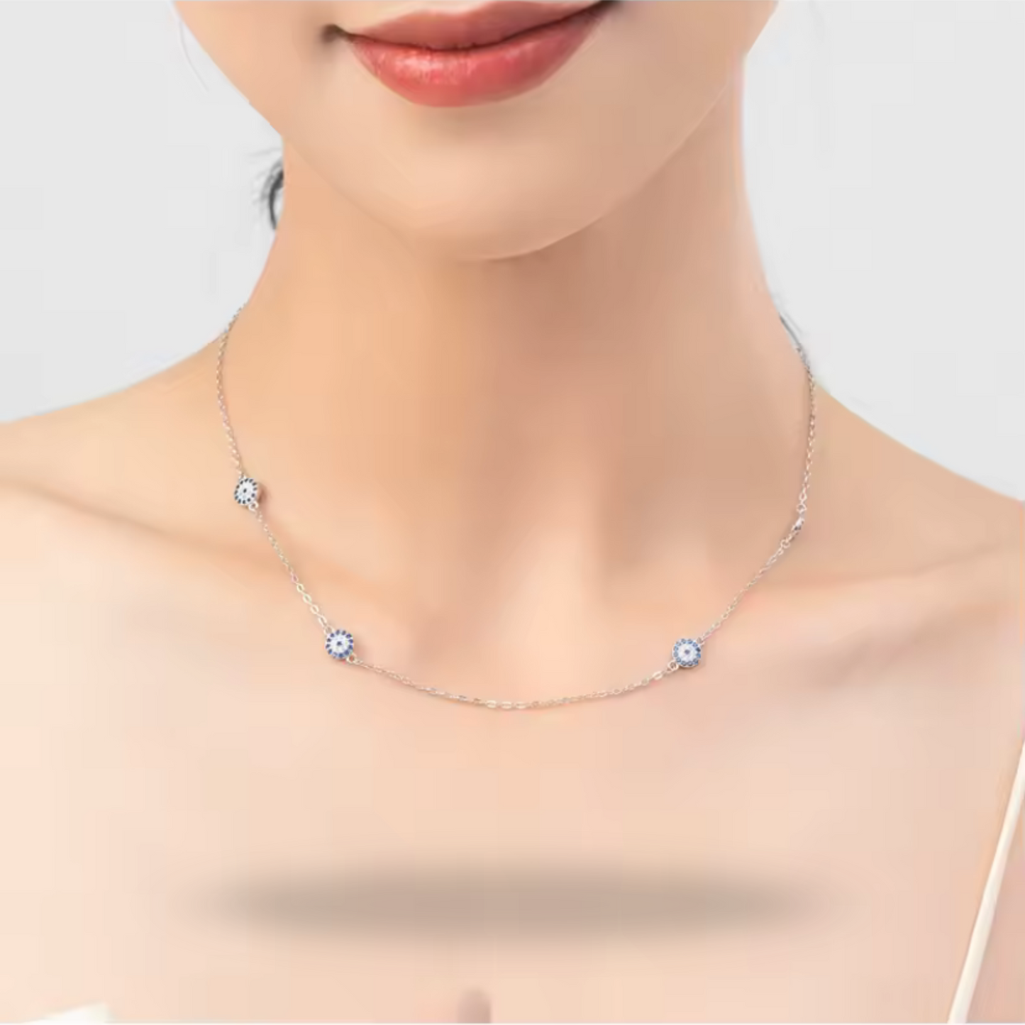 Collar Amuleto Moderno de Plata 925