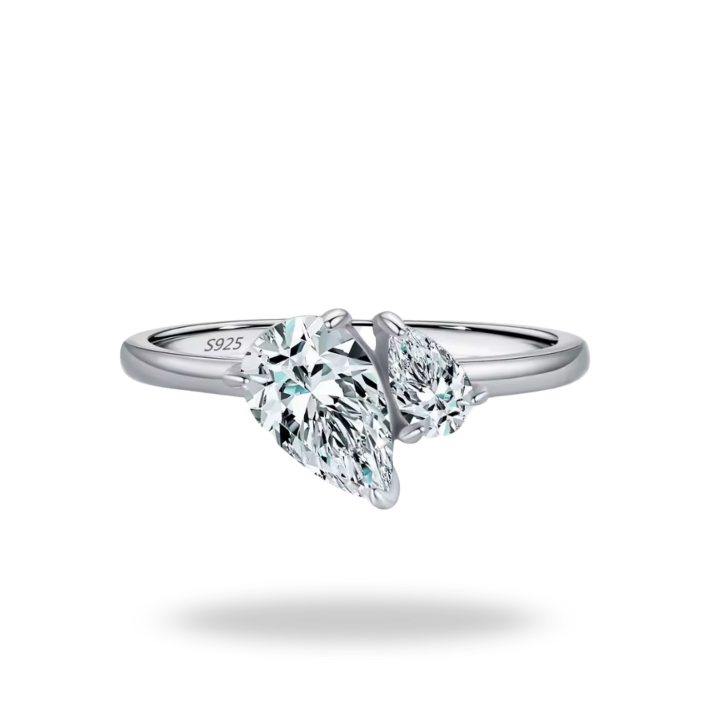 Anillo Colección Irregular con Circonio | Plata 925