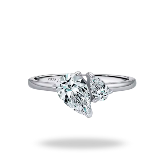 Anillo Colección Irregular con Circonio | Plata 925