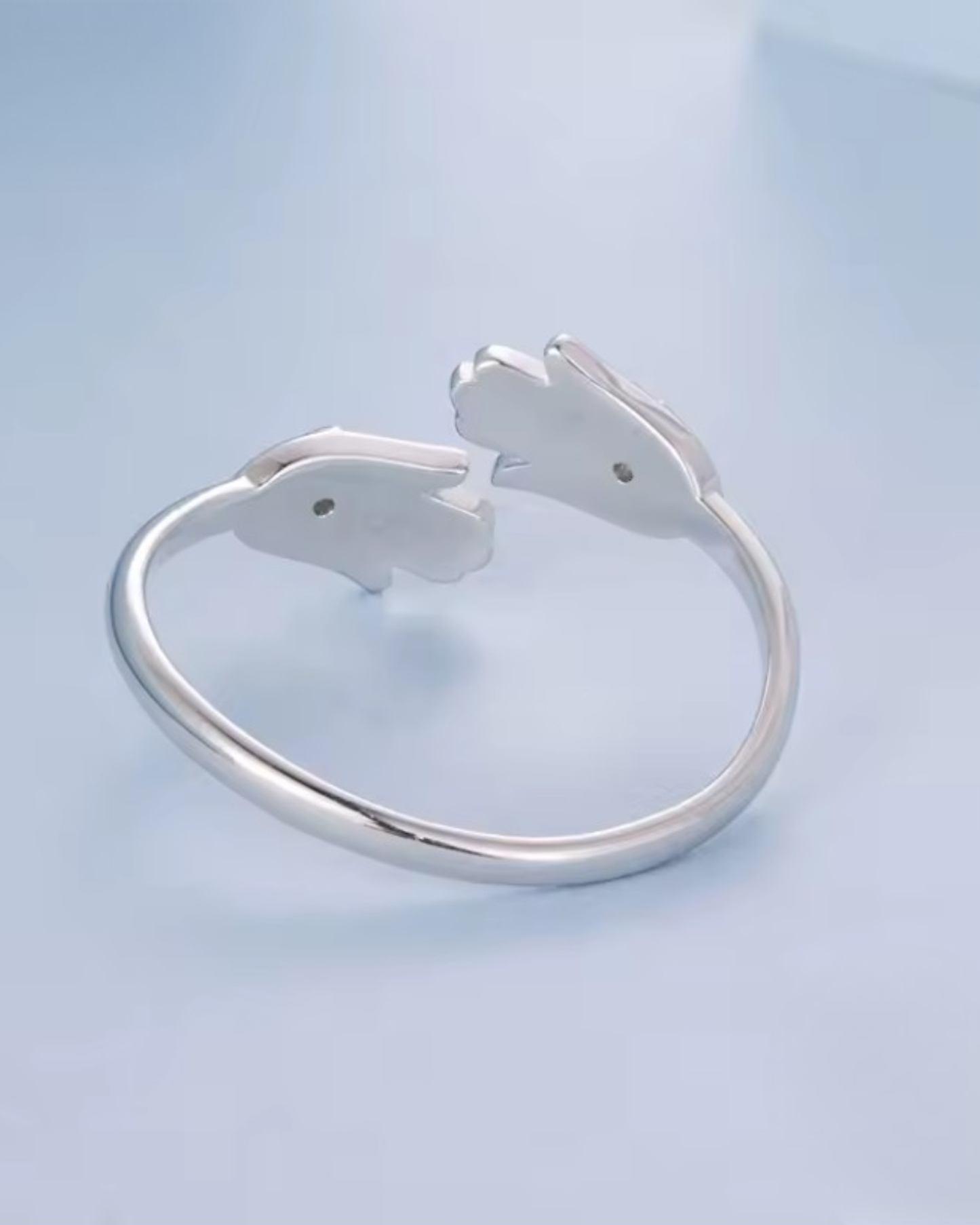 Anillo Hamsa Protector de Plata 925 | Bendición y Energía Positiva