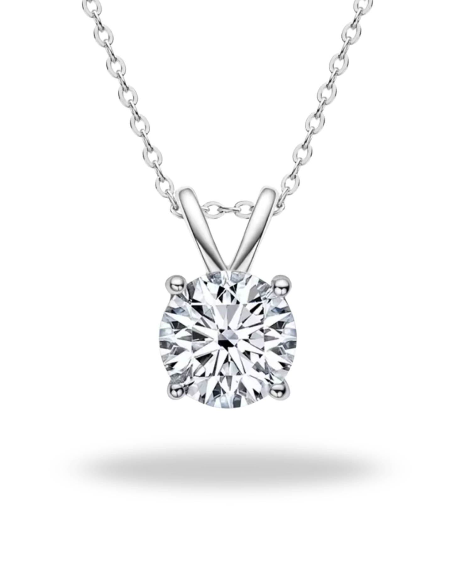 Collar “Eterno Brillo” de Moissanita — Plata 925 y Oro 18K | Certificado GRA